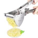 Potato Ricer, Sopito Stainless Steel Potato Ricer Multifunctional Fruit Vegetable Masher for Smooth Fluffy Mashed Potatoes