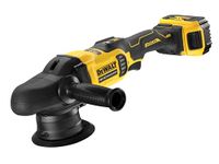 Dewalt DCM848P2 18v Brushless Dual Action Polisher 125mm + 2 x Batteries + Bag