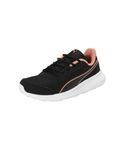 Puma Womens Dazzler WNS Black-White-Deeva Peach Sneaker - 4 UK (31218201)