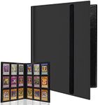 WAIZHIUA Trading Cards Album Folder, 216 Pockets Game Card Sleeves Album Card Binder Album with Elastic Strap for Pokemon, 12 Sheet, 18 Pockets Each Sheet (Double Sided)
