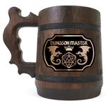 Dungeon Master Beer Mug, 600 ml, Dungeons and Dragons Beer Stein, Gamer Gift, Geek Beer Stein, DnD Tankard, Beer Gift for Men, DM Gift for Him