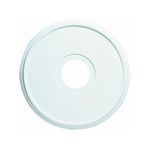 Westinghouse 7703500 15-3/4-Inch Textured White Finish Ceiling Medallion