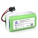 14.4V 2600mAh Replacement Battery for Ecovacs Deebot N79 N79S DN622 Li-Ion Battery Compatible with Tesvor 500 Eufy RoboVac 11, 11S MAX 30, 30C Max 12 15C MAX 15T 35C