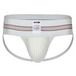 GYM Ultimate Workout Supporter for Men Supporter for Men | Sports Underwear for Men Accessories for Men | Testicle Support Underwear | Spotter for Men, White, 36