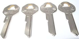 4 (FOUR) NEW 1941-1964 BUICK CHEVROLET GM OEM IGNITION UNCUT KEY BLANKS - SET