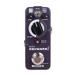 MOOER Micro Drummer II Drum Machine Guitar Pedal Effect with FILL Function, 48 Drum Grooves, and 6 Music Style Per 8 Different Rythem, With EQ, Tap Tempo for Electric Guitar