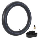 90/100-14 Pit Bike Tube,2.5mm Thickened Inner Tubes 3.00-14 with 14 inch Rim Strip TR4 Straight Valve Stem for Motocross Enduro Use