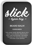 Beard Balm 73ml Made by Hand in Byron Bay, Australia with Jojoba Oil, Organic Hemp Seed Oil, Organic Coconut Oil & Organic Shea Butter - High in Vitamin E - Strengthens, Nourishes, Softens & Moisturises Beards, Moustaches & Face - Best Leave-in Beard Conditioner for Men - All Natural, No Compromise by SLICK (Evergreen)