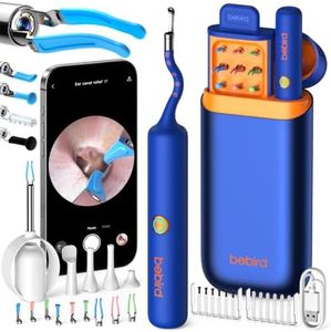 Bebird Max Ear Cleaner with Camera, IP67 HD Ear Otoscope for Wax Removal | FSA/HSA Eligible, Anti-fog, Clear, Steady Views in Narrow Ear Canals: 12 LEDs, Slim 3.6mm Tip, Stable 5G WiFi, 80-min Runtime