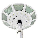 Enrybia Solar Flag Pole Light Outdoor Dusk to Dawn, 266 led Light, 4200lm Super Bright Flag Pole LED, for Most 15 to 25 Ft In-Ground Flag Poles, Fits 0.5" Wide Flag Ornament Spindles (White)