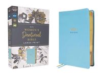 Niv, Women's Devotional Bible (by Women, for Women), Large Print, Leathersoft, Teal, Comfort Print: New International Version, Teal, Leathersoft, Women's Devotional, Comfort Print