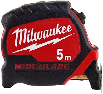 Milwaukee Flexómetro PREMIUM 5m x 33mm (cajas de 6) 4932471815 Rouge