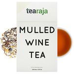 TeaRaja Mulled Wine Tea with White Tea, Oolong Tea, Marigold, Cinnamon (100 g)