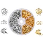 Xumann 460pcs Lobster Clasps for Jewellery Making,Bracelet Clasps with Jump Ring Opener Set,Bracelet Clasps and Closures for DIY Craft