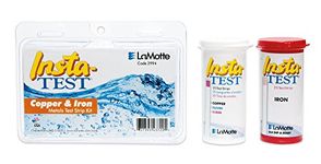 Lamotte 2994 Insta-Test Iron and Copper Multi-Factor Test Strip Kit, 0-5ppm Iron Range, 0-3ppm Copper Range, 25 Count Tubes