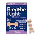 Breathe Right Nasal Strips to Stop Snoring, Drug-Free, Calming Lavender, 26 count