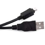 Camera USB Cable for Olympus Digital Camera E330/E-410/E-510/E520/SZ-10/SZ-30/SZ-20/CB-USB5/CB-USB6/U410/U500/U600 etc,1.5M 12 Pin Data 480Mbps Transferring Cable