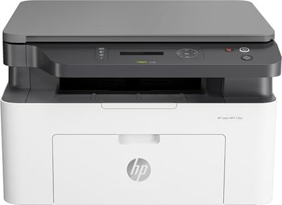 HP Laser MFP 136a, Print, Copy, Scan, 40-Sheet ADF, Ethernet, Hi-Speed USB 2.0, Up to 21 ppm, 150-sheet Input Tray, 100-sheet Output Tray, 10,000-page Duty Cycle, Black and White, 4ZB85A
