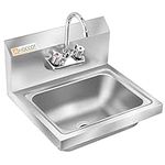 HOCCOT 304 Stainless Steel Sink, Wa