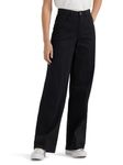 Lee Women's Legendary High Rise Trouser Jean, Black, 16