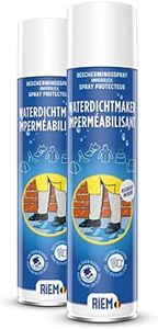 RIEM - Imperméabilisant 2x400 ml - Tissus - Cuir Naturel et Synthétique - Vêtements - Chaussures - Sacs - Tentes - Bâches et Textiles Extérieurs - Canapé et Mobilier - Protection contre les Taches