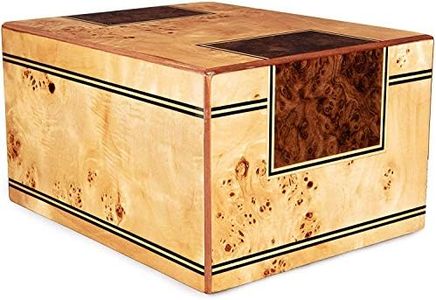 Chateau Urns - Chateau Collection - Adult Cremation Urn - Wooden Memorial Box for Ashes - Large (up to 250 lbs) - Chambord-Urn for Human Ashes Adult Memorial Funeral Cremation Urns