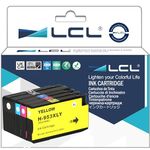 LCL Compatible Ink Cartridge 953 XL L0S58AE F6U12AE F6U13AE F6U14AE (4PK Pigment K Dye CMY) Replacement for HP Officejet Pro 8210 8218 8710 8715 8718 8719 7730 8720 7740 8725 8728 8730 8740 7720 8716