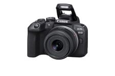 Canon EOS R10 Mirrorless Camera + RF-S 18-45 mm F4.5-6.3 is STM Lens + Adapter EF-EOS R (Hybrid Camera, DSLR Upgrade, 15 B/s, 4K Videos, Dual Pixel CMOS AF II Focus System, WLAN) Black