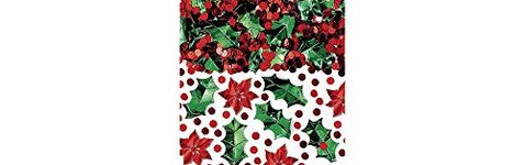 Amscan 378634 - Christmas Holly with Berries Party Table Confetti - 70g