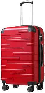 Coolife Luggage Suitcase Carry-on Hardside Travel Luggage TSA Lock Spinner Telescopic Handle