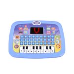 Happy Play 10 in 1 Electronic Educational Computer, with LED Screen and Piano Musical Toy for Kids Above 3 Years, 10 Fun Activity Learning Laptop with Animal Voices, Alphabet, Numbers, Words, Spelling