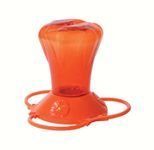 Stokes Select Oriole Bird Feeder with Three Feeding Ports, Orange, 34 fl oz Capacity