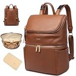 Leather Diaper Bag Backpack for Boy