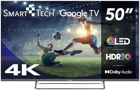 Smart Tech TV QLED 4K UHD 50' (126 cm) 50QG02V Google TV- 4xHDMI - 2xUSB - Dolby Vision - Dolby Atmos