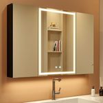 KWW 40 x 28 Inch LED Lighted Bathro