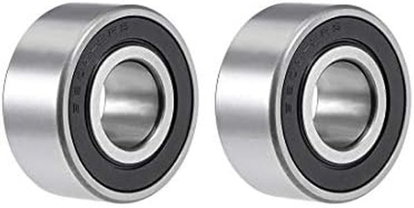 uxcell 3203-2RS Angular Contact Ball Bearing 17x40x17.5mm Sealed Bearings 5203-2RS 2pcs
