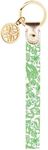 Lilly Pulitzer Wristlet for Keychain and Keys, Cute Floral Key Holder Bracelet, Daffodil Hill