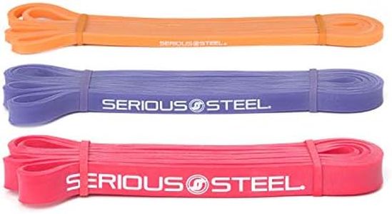 Intermediate CrossFit Resistance Band Pull-up Package#3 #4 Band Set (20 - 120 lbs)FREE Pull-up and Starter Band e-Guide