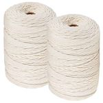 ecofynd 200 Meters Cotton Cord | Natural White Dori | Rope for Handmade Plant Hanger | Thread for Wall Hanging Craft Making