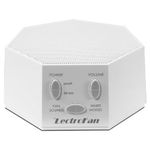 LectroFan White Noise Machine, Fan Sounds, Sleep Therapy, Pink Brown Noise, Best Travel Size Sound Masking Cancelling Generator