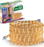 Tupkee Rope Light - for Indoor and Outdoor use, 24 Feet (7.3 m) - 10MM Diameter - 288 Incandescent Long Life Bulbs