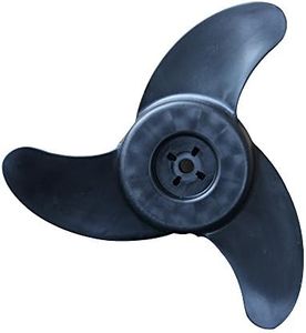 AQUOS Haswing 3 Blade Replacement Propeller Suit for Haswing 40LBS / 55 LBS Bow Mount Electric Trolling Motors, Black, 9.3 Inch Diam