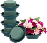 Juvale 6 Pack Wet Floral Foam Round with Bowls for Flowers Arrangements, Wedding Centerpieces (4.7 x 2 in)