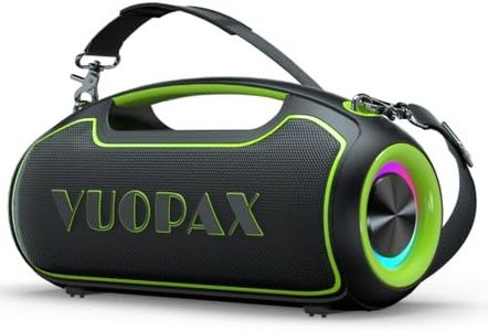 VUOPAX Bluetooth Speaker, 200W Peak Portable Speakers Wireless w/Bass Boost