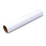 Matte White Vinyl 12" x 15 FT Vinyl Roll, Permanent White Vinyl for Cricut, Automotive, Signs, Cars, Scrapbooking, Stickers, Decals, White Outdoor Vinyl by Turner Moore Edition (White Vinyl, 15FT)