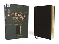 NASB, The Grace and Truth Study Bible (Trustworthy and Practical Insights), Large Print, European Bonded Leather, Black, Red Letter, 1995 Text, ... Leather, Red Letter, 1995 Text, Comfort Print