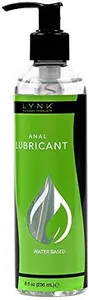 Lynk Pleasure Anal Lube Long Lasting Water Based 8 oz Sex Lube for Men, Women, and Couples | Paraben & Glycerin Free Intimate Personal Lubricant