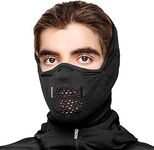 Naroo Z5H - Premium Anti-Fog 3D Chamber Breathable Half Balaclava Mask Neck Gaiter for Winter Skiing Snowboarding Biking