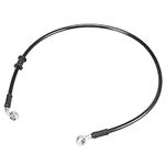 Motoforti 70cm 27.56" Motorcycle Brake Clutch Oil Hose Line Pipe Black