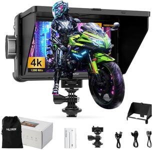 VILTROX DC550 Lite 5.5 Inch Full HD On-Camera Monitor Kit, 4K Touchscreen HDMI Camera Field Monitor with Sunshade Hood, Battery, Storage Bag for Sony Canon Nikon Camera, 3DLUT, histogram, False Colors